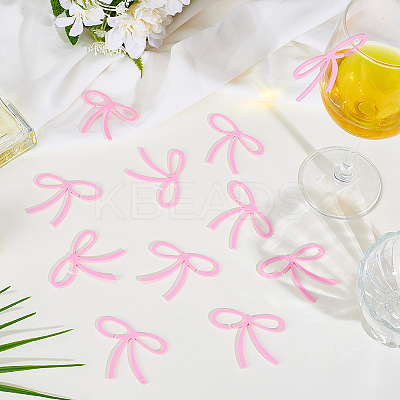 40Pcs Acrylic Wine Glass Charms AJEW-HY0002-52A-01-1