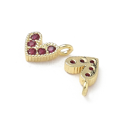 Brass Micro Pave Cubic Zirconia Charms LS-RB-I078-66G-NR-1-1