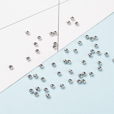 Tarnish Resistant Round 316 Surgical Stainless Steel Spacer Beads X-STAS-N032-02-3mm-1