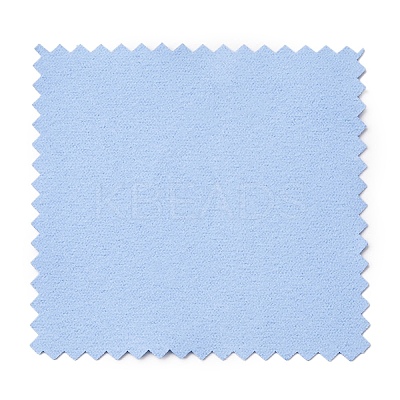Faux Suede Fabric Square Silver Polishing Cloth AJEW-G004-03A-1