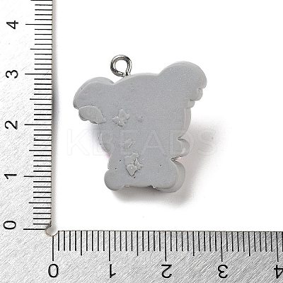 Opaque Resin Pendants RESI-Z028-01C-1