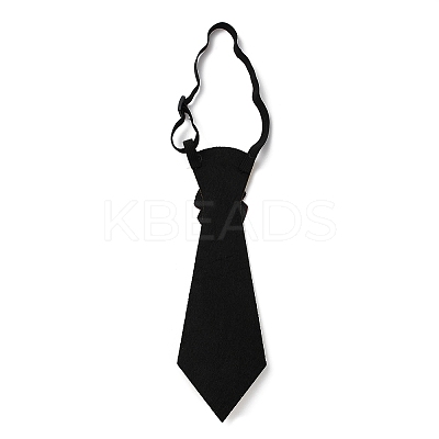 Chistmas Theme Non-woven Fabrics Necktie AJEW-L092-A04-1