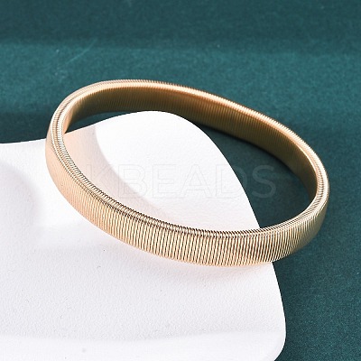 Iron Stretch Bracelets for Men Women BJEW-G741-01KCG-1