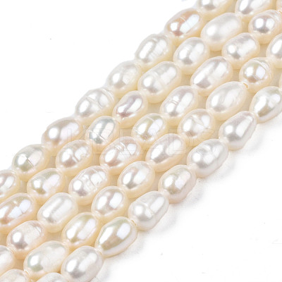 Natural Cultured Freshwater Pearl Beads Strands PEAR-N012-04B-1