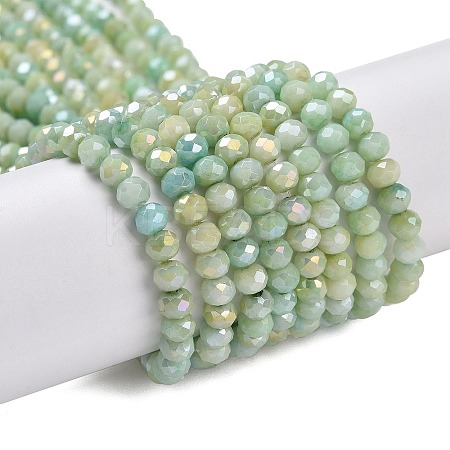 Ombre Effect Dyed Glass Beads Strands GLAA-C023-02-C13-1
