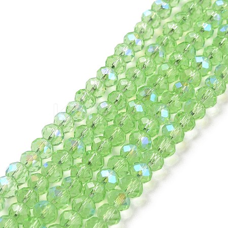 Electroplate Glass Beads Strands EGLA-A034-T3mm-L17-1