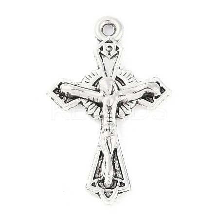 Tibetan Style Zinc Alloy Pendants TIBEP-R334-083AS-RS-1