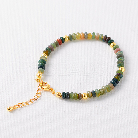 Simple Design Natural African Turquoise(Jasper) Beaded Bracelets for Women LS-JH7309-8-1