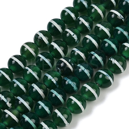 Tibetan Style dZi Beads Strands G-P584-A01-01A-1
