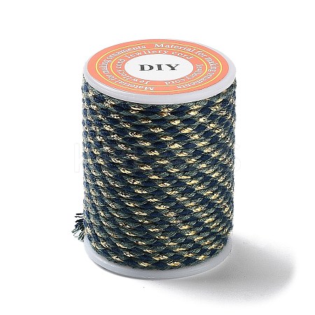 4-Ply Polycotton Cord with Metallic Thread OCOR-Z003-D114-1
