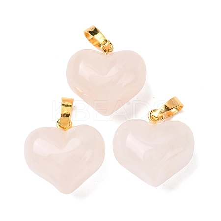 Natural Rose Quartz Pendants G-B188-04G-04-1