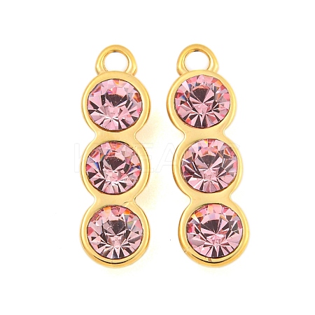 304 Stainless Steel Pendants STAS-L080-023G-02-1