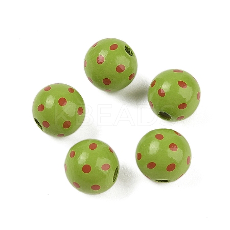 Wood European Beads WOOD-M014-02A-1