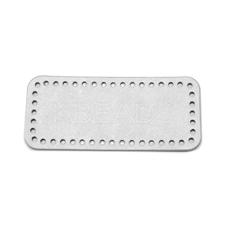 PU Leather Rectangle Bag Bottom PURS-WH0001-15B-1