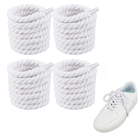 4 Pairs Cotton Shoelaces FIND-FH0012-04D-1