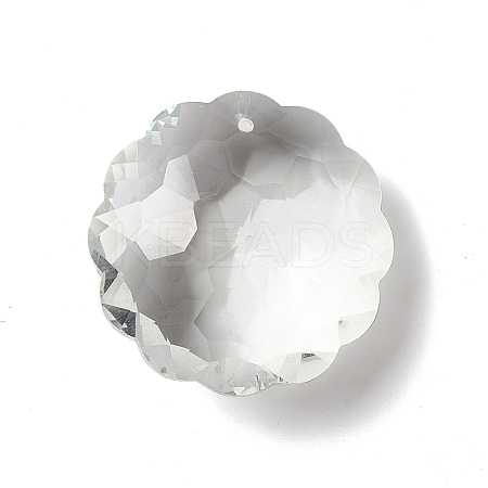 Transparent Glass Pendants GLAA-F118-10-1