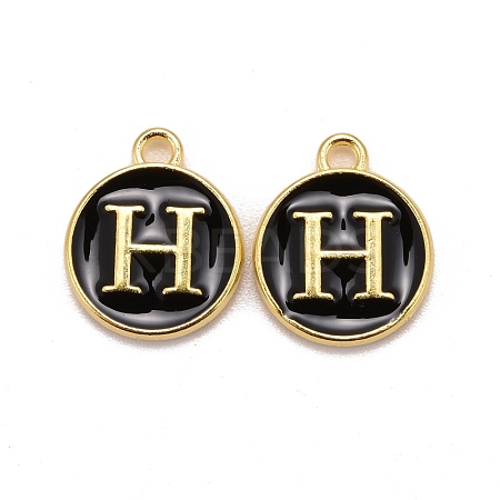 Golden Plated Alloy Charms ENAM-S118-02H-1