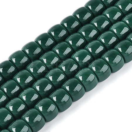 Opaque Glass Beads Strands GLAA-NH0002-B12-1