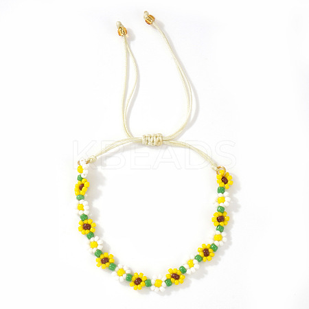 Handmade Plastic Beaded Link Bracelets CB6156-3-1