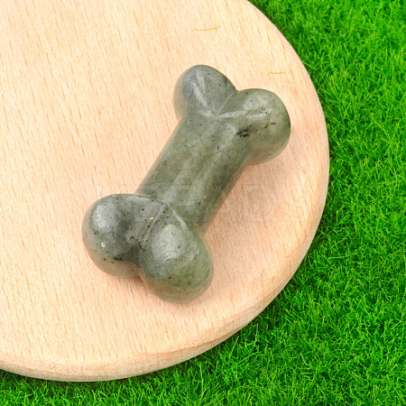 Natural Labradorite Carved Healing Bone Figurines PW-WG39010-11-1