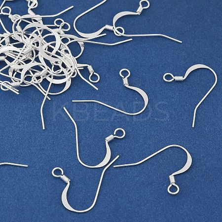 Brass Earring Hooks LS-KK-H258-06C-S-1
