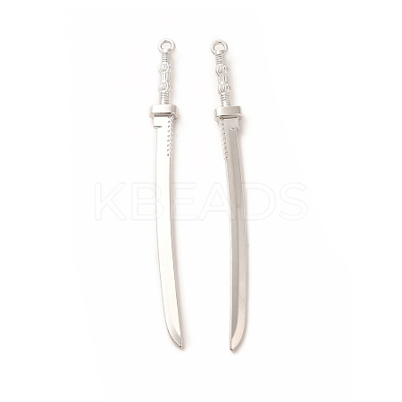 Rack Plating Alloy Big Pendants PALLOY-E025-25P-1