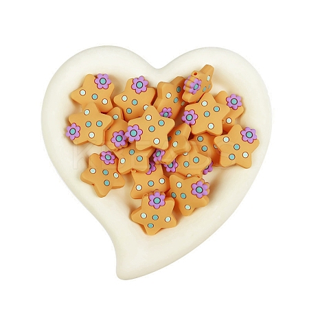 Star Food Grade Eco-Friendly Silicone Beads LS-PW-WG91073-02-1