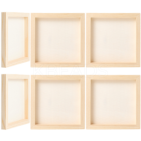DIY Children Wood Decoration Clay Picture Frame WOOD-WH20008-07H-1
