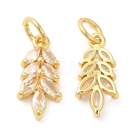 Rack Plating Brass Pave Cubic Zirconia Pendants LS-KK-Z026-02G-1