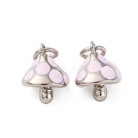 Brass Enamel Charms LS-ZIRC-P067-04P-NR-1