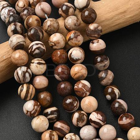 Natural Australian Agate Round Bead Strands G-M272-02-10mm-1