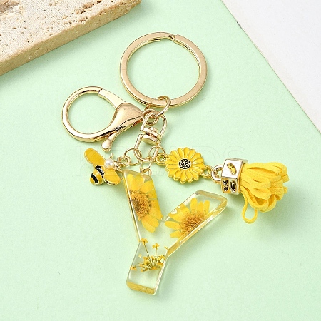 Resin & Alloy Enamel Keychain KEYC-YW00134-25-1