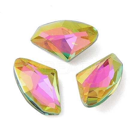 Glass Rhinestone Cabochons RGLA-L029-11B-VRLA-1