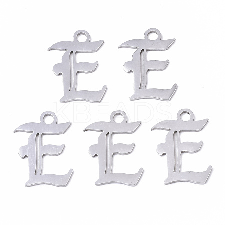 Tarnish Resistant 201 Stainless Steel Pendants STAS-N091-40E-1