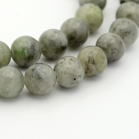 Natural Chinese Jade/Southern Jade Round Bead Strands G-P070-63-4mm-1