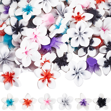 Handmade Polymer Clay Beads CLAY-SC0002-18B-1