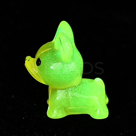 Luminous Resin Dog Display Decorations RESI-CJC0012-30C-1