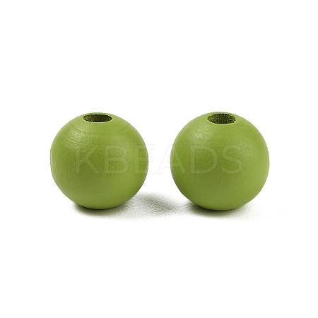 Wood European Beads WOOD-M014-01I-1