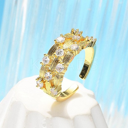 304 Stainless Steel Criss Cross Rings LS-RJEW-B109-08G-01-1