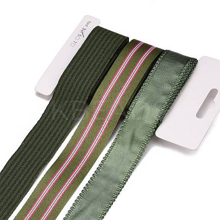9 Yards 3 Styles Polyester Ribbon SRIB-A014-D03-1