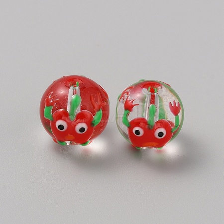 Transparent Glass Beads GGLA-WH0035-05E-1
