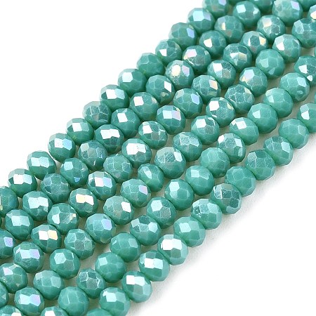 Electroplate Glass Beads Strands LS-EGLA-A044-P2mm-B31-1