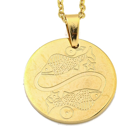 Constellation Pendant Necklaces LS-NJEW-S422-04G-12-1