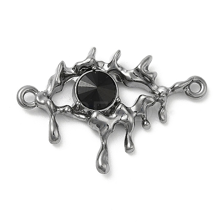 Alloy Jet Rhinestone Pendants LS-PALLOY-P294-01B-02-1
