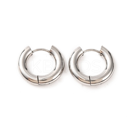 Non-Tarnish 304 Stainless Steel Hoop Earrings for Women EJEW-F339-01P-01-1
