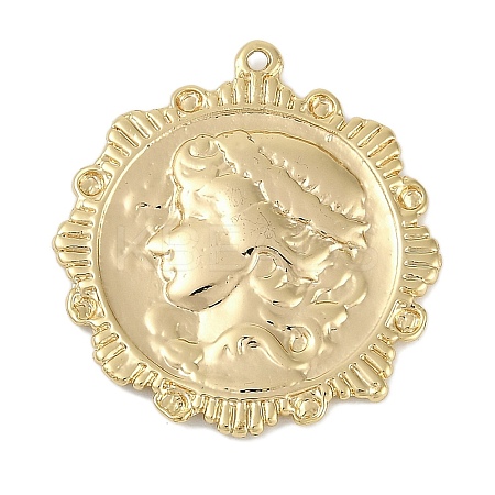 Brass Pendants KK-I719-22G-1