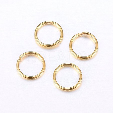 304 Stainless Steel Open Jump Rings LS-X-STAS-O098-01G-06-1