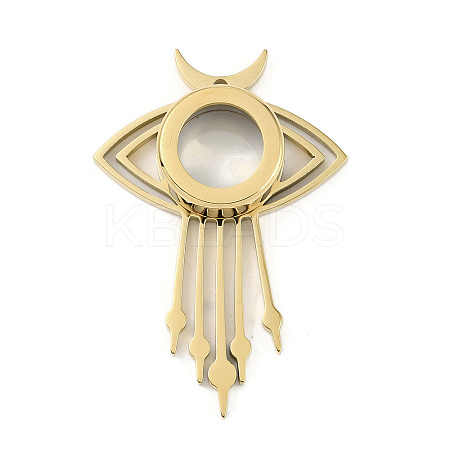 Ion Plating(IP) 304 Stainless Stee Locket Big Pendants STAS-S132-12G-02-1