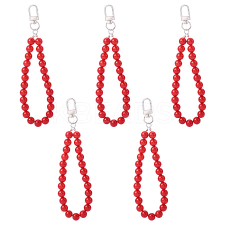Plastic Beads Pendant Decorations HJEW-TAC0064-02-1