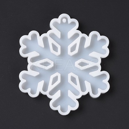 Snowflake Pendant Silicone Molds DIY-K051-26-1